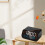 Radio-réveil multifonction LED avec FM, rechargeable, noir 6