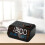 Radio-réveil multifonction LED avec FM, rechargeable, noir 8