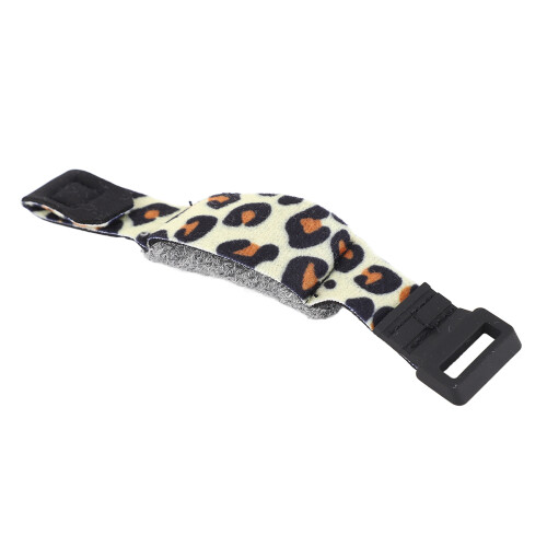 Adjustable Cotton Guitar String Noise Mute Damper Leopard Print 1
