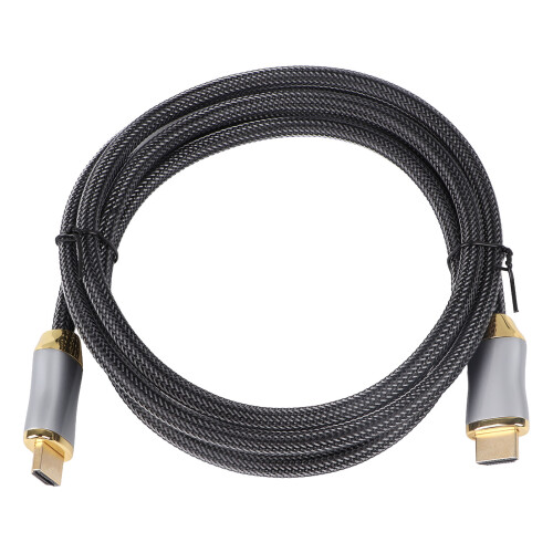 HDMI 2.1 8K 2m Chrome Cable for PC to 4K Projector 1