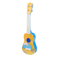 Bunte Ukulele-Gitarre für Kinder, sicheres und umweltfreundliches Musikinstrument mit 4 Saiten für Kleinkinder, Jungen und Mädchen, kompaktes