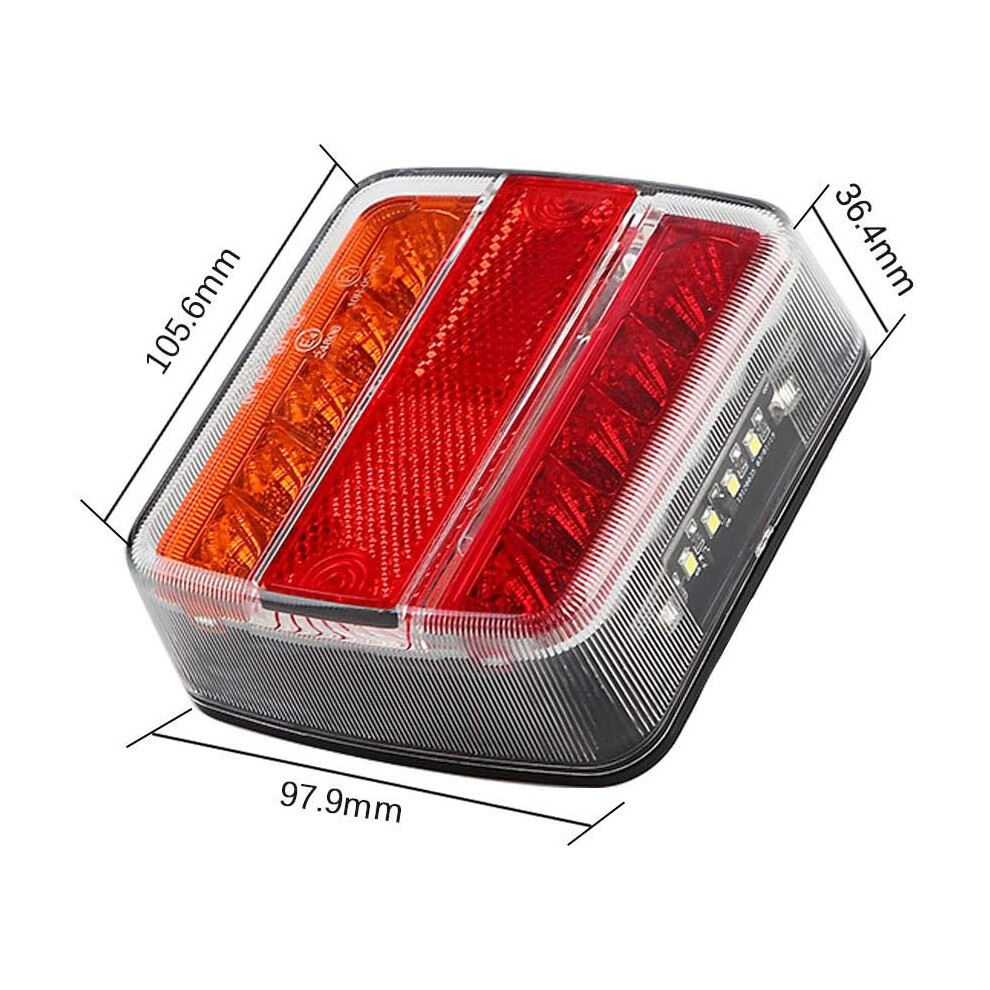 Magnetic Trailer Lights, Multi-Function Towing Lights With Strong Adsorbed Magnet For Universal Use On Trailers Boats Caravans Trucks, Hi-Intensity 9169997094773
