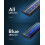 Underwater Symphony, Durable Aquarium Light with Timer Functionality, Aluminum Alloy Shell for Enhanced Cooling, LB-60-90cm, Perfect for Marine, 3