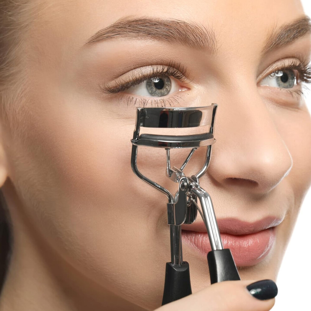 Beauty Essential Kit, Universal Eyelash Curler Refill Pads High Quality Rubber Curvilinear Design for Multicolor Options