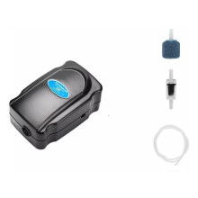 Aquarium-Luftpumpe, energieeffiziente Leistung, umfassendes Set, einstellbares Ventil, leiser Betrieb, ideal für Süß- oder Meerwasseraquarien,