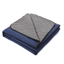 Wasserabweisende gesteppte Fleece-Campingdecke 200 cm x 140 cm für Picknicks im Freien