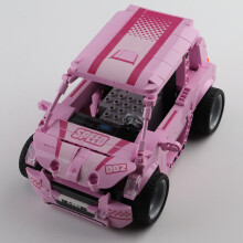 Eenvoudig in elkaar te zetten, perfect cadeau voor kinderen, 2-in-1 bouwset met afstandsbediening, offroad pick-up en 4x4-aandrijving, duurzaam en