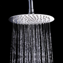 Cabezal de ducha de repuesto ajustable, construcción de acero inoxidable que garantiza durabilidad y fácil instalación para su baño, limitador