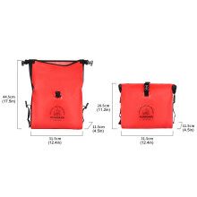 HB-PVC Lenkertasche 31,511,528,5 cm Schwarz/Orange