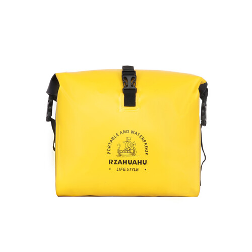 HB-PVC Lenkertasche 31,511,528,5 cm Schwarz/Orange 2