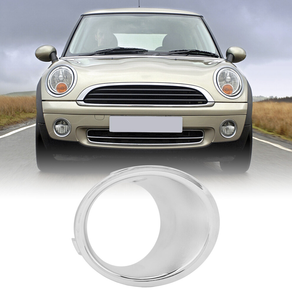 Front Bumper Fog Ring Cover For Mini Clubman R55 R56 R57 Right Alloy Light 7891369483565