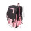 Polyester Casual Backpack with USB & Headphone Ports Black Pink 2