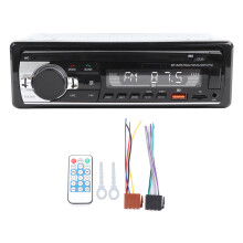 Som automotivo com MP3 player, reprodução de música sem fio, Bluetooth para chamadas em modo mãos-livres, entrada USB integrada, rádio AM/FM com