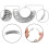 Metal Ring Sizer Measuring Tool Ring Sizer Measuring Tool Set 6