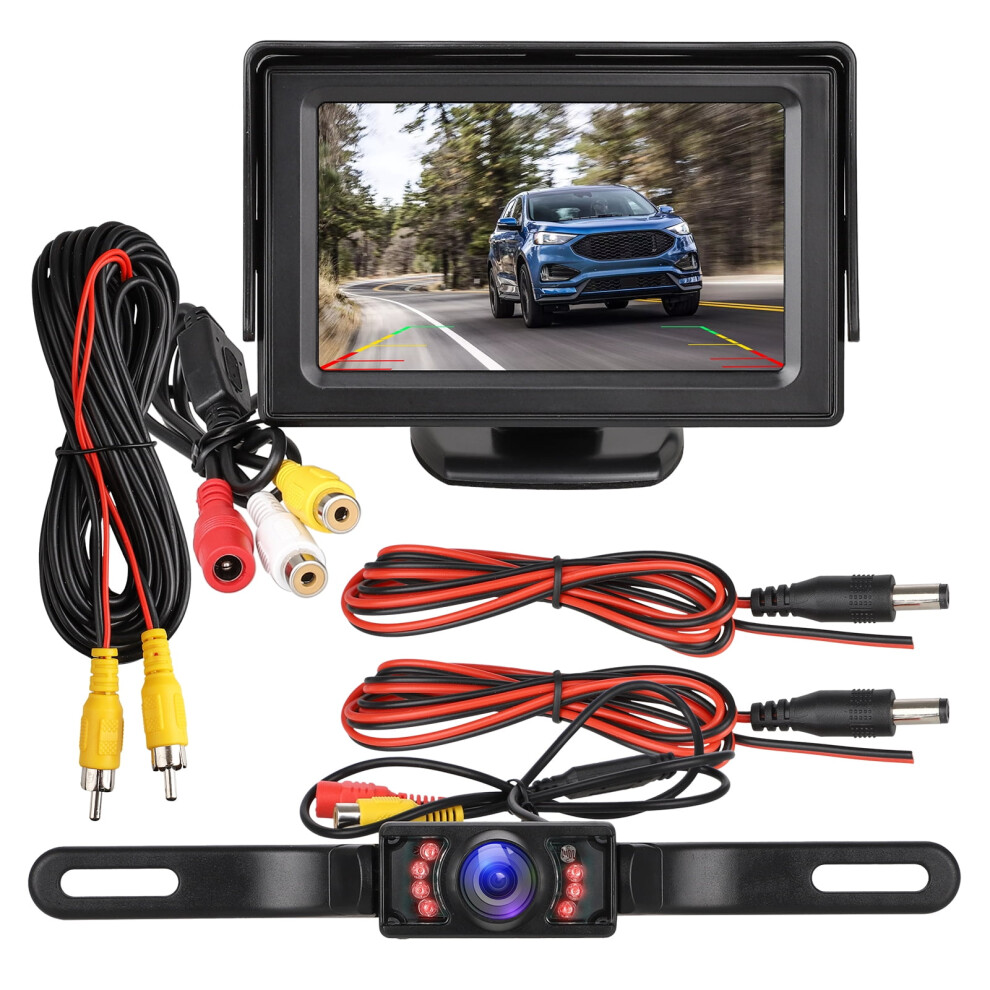 Revolutionary Vehicle Backup Camera, Waterproof Car Rear View, Wide Angle, Led Night Vision For Safe Driving 9448196538586