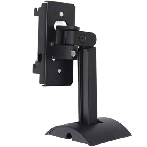 Wall Ceiling Bracket Mount for Surround Sound, Exquisite Workmanship Solid Steel Speaker Wall Mounts Dual Side Clamping, Horizontal Vertical