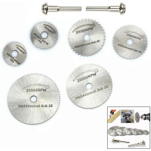 High-Performance Cutting Tool, Mini Circular Saw Blade Set with Fine-Teeth for Accurate Cuts on Various Materials, Hollow Ground for Reduced Stress,