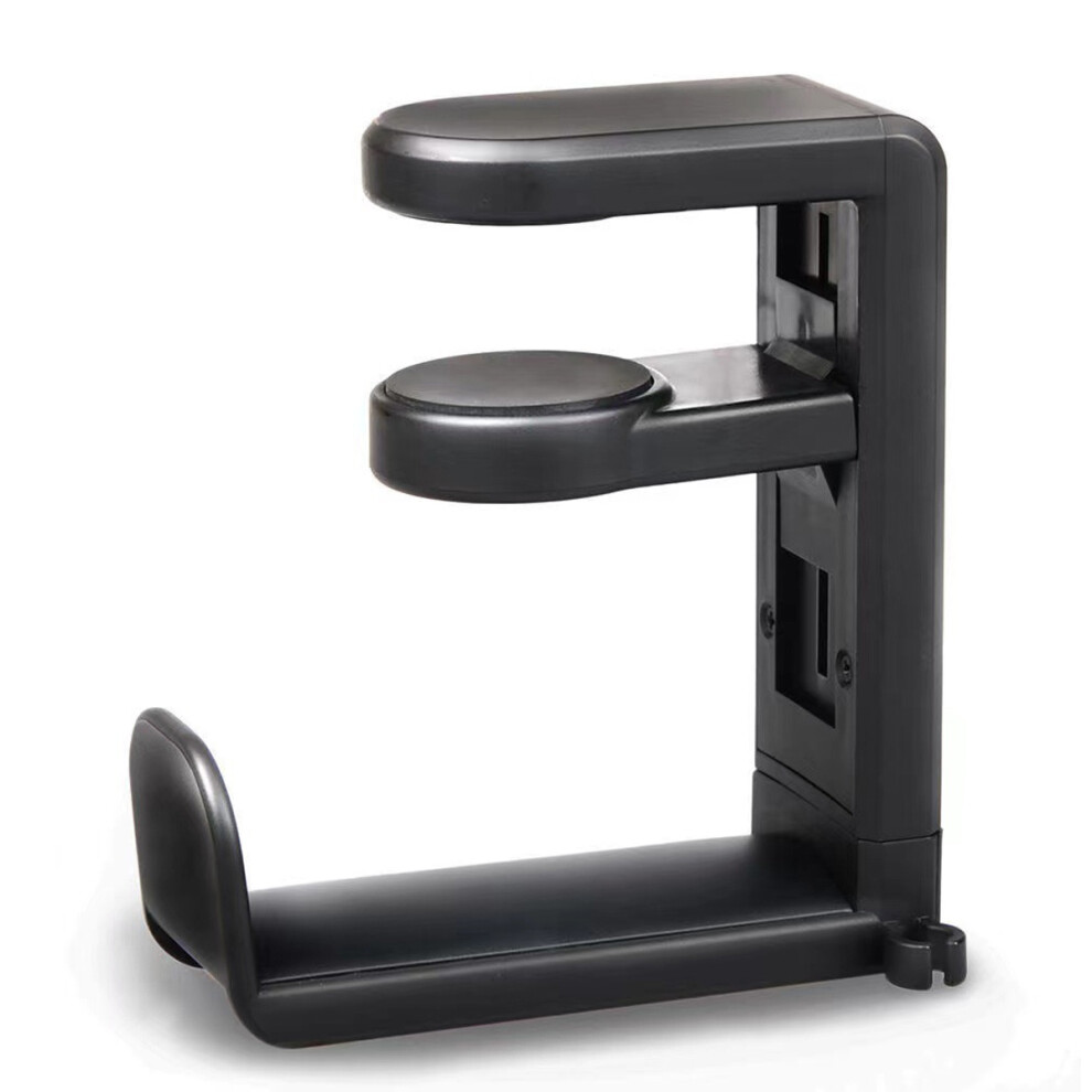 Universal Under Desk Mount, Spring Clamp Installation Stand With 360 Degree Swivel Arm For Convenient Gaming Headphone Hook Storage 9340959460823