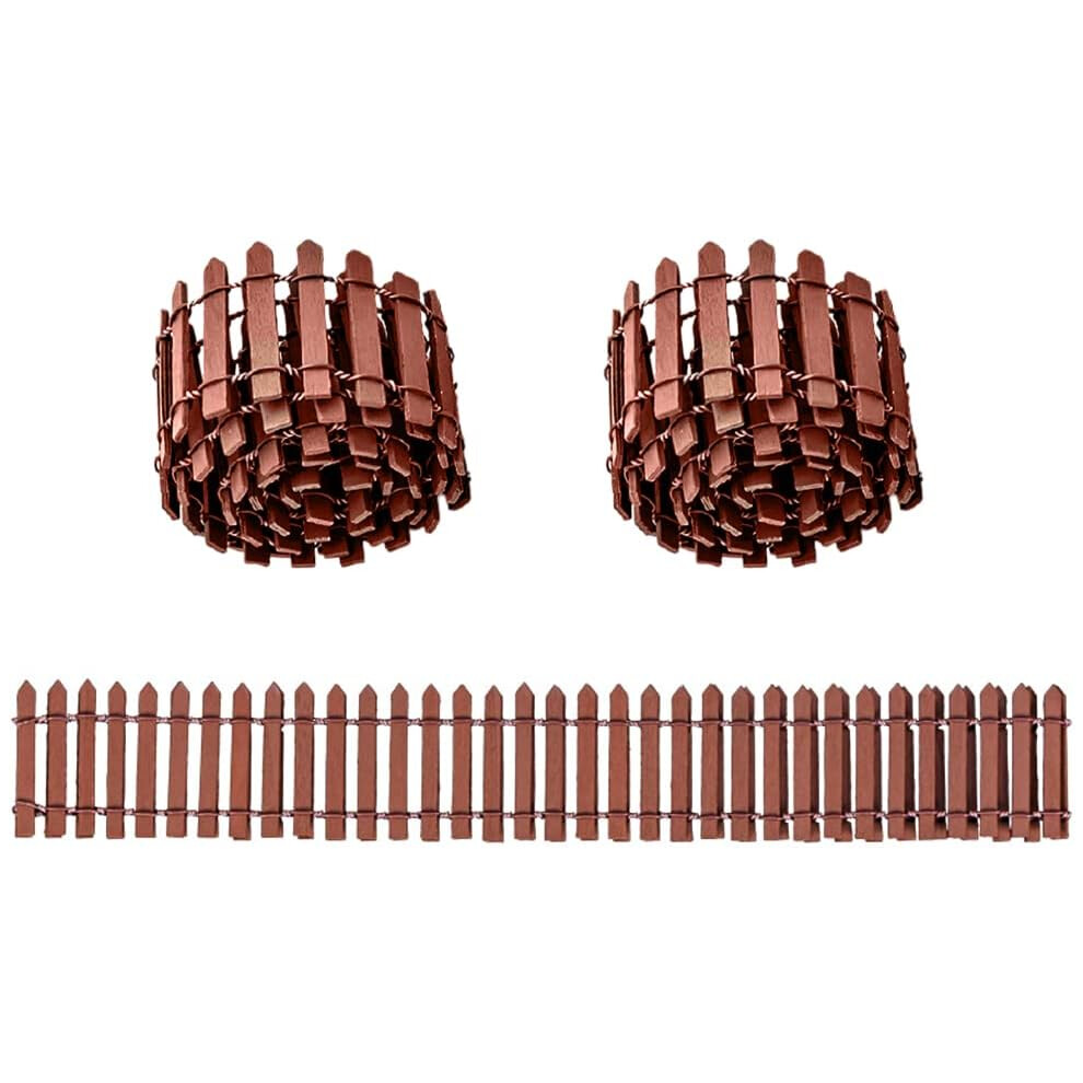 Decorative Picket Paradise, Miniature Garden Fence With Cuttable Length For Custom Creativity, Easy To Use And Realistic Shape 9128293787758