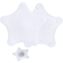 Grille de douche anti-cheveux en maille dense, couvercle de bonde en silicone pour une durabilité accrue, ventouses pour une fixation sécurisée.