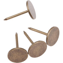 Flachkopf-Polsternägel, dekorative Vintage-Nägel für Möbel, Sofas, Türen, Holzbearbeitungsprojekte, antike Kupfer-Reißnägel mit