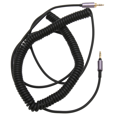Extension Wire With Gold Plated Tips Noise Reduction Feature Stretchable And Extendable Coiled Audio Cable Universal Compatibility Durable Wire For Pr 1