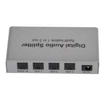 1x3 SPDIF Optical-Splitter für DTS Dolby AC3 Unterstützung, 90x47x19mm