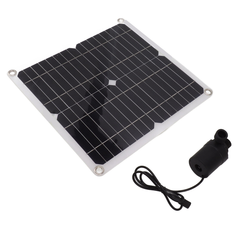 Complete 50W Solar Pump Kit: 22W Pump Timer & Battery Compatibility 8751369487439