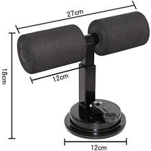 Portable Sit Up Exercise Equipment for Sit Up Assistant Device, Doorway Sit-Up Bar with Ergonomic Design and Self Priming Suction Cup, Compact