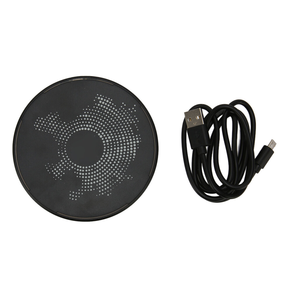 Qi Certified Wireless Charging Pad 15W Fast Charging With Led Indicator Weight Design And Overheat Protection For Smartphones Light 9012494397604