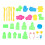 90St Mold Set Kindveilig Kleurig Strand Speelgoed 11