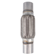 Tube d'échappement en acier inoxydable pour voiture 50x250mm, flexible anti-bruit
