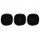 3Pcs Resting Pad Black Breathable Storage Shelf for Home Use 4