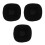 3Pcs Resting Pad Black Breathable Storage Shelf for Home Use 6