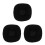 3Pcs Resting Pad Black Breathable Storage Shelf for Home Use 10