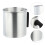 3Pcs Candle Pouring Pitcher Silver Alloy Wax Melting Cup for Kitchen 8