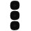 3Pcs Resting Pad Black Breathable Storage Shelf for Home Use 5