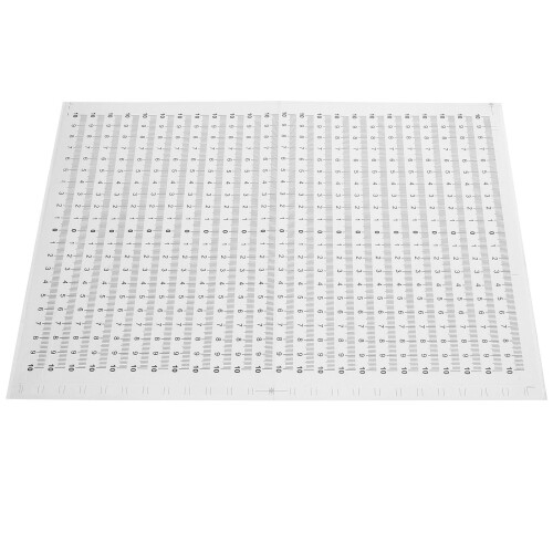 60Ud Medidora Autoadhesiva PVC Para Medidas 1