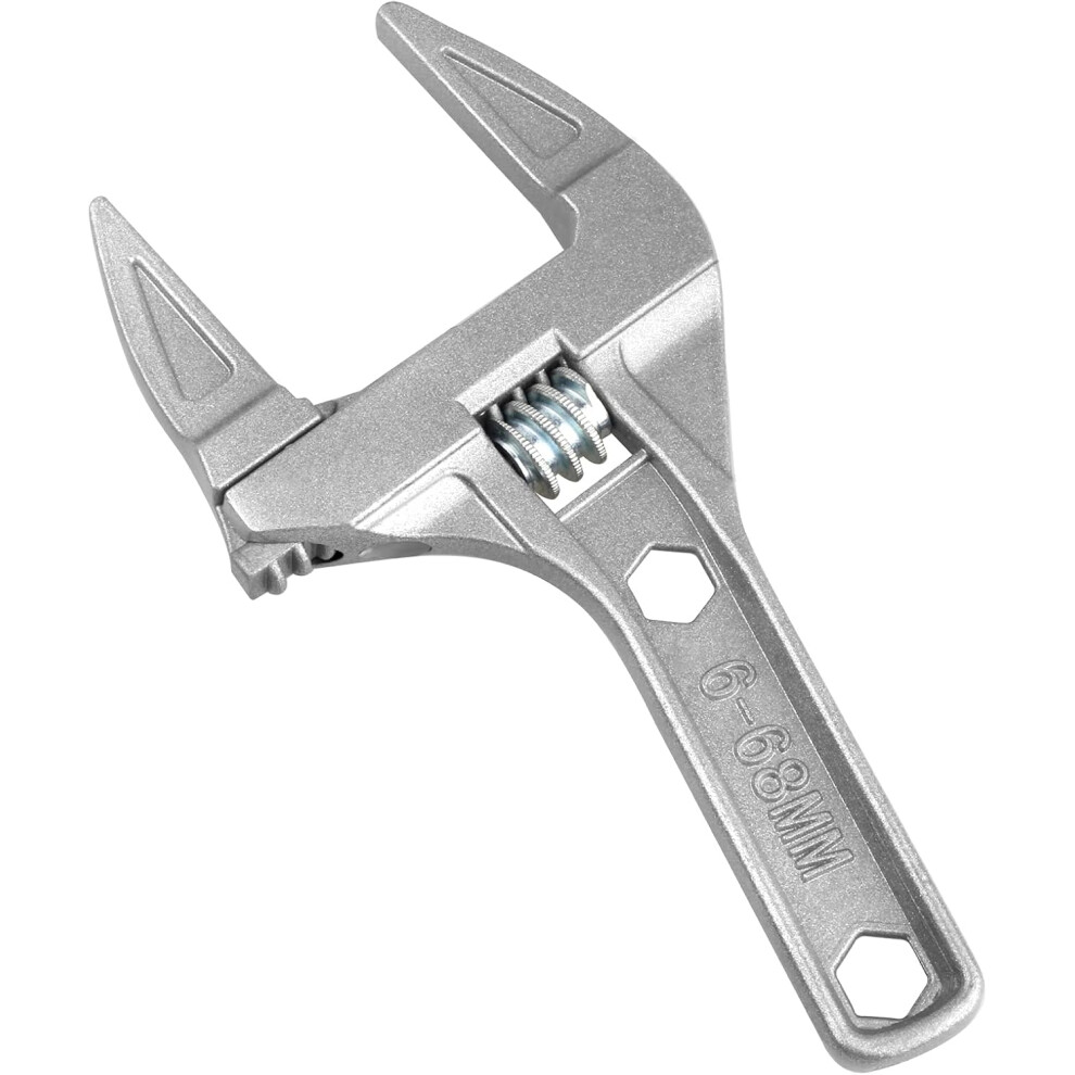 Aluminium Alloy Adjustable Wrench, High Strength Plumbing Wrench With Short Handle For Confined Spaces, Spanner Wrench Perfect For Tightening Nuts 9340258655814