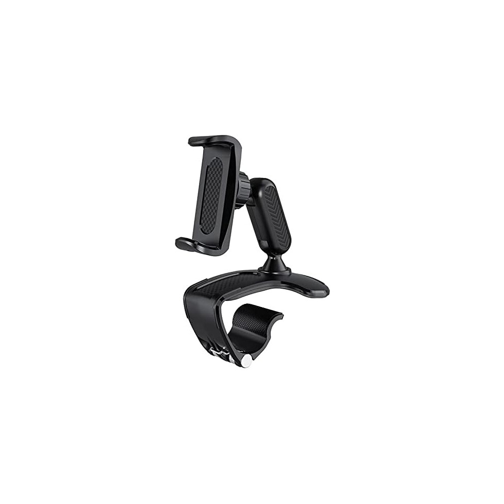 Adaptable Car Dashboard Mobile Phone Stand, 360 Degree Rotation Adjustment For Optimal Viewing, Universal Dash Clip Cellphone Mount With Non-Slip 9448196640685