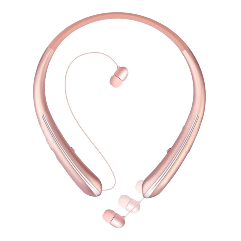 Active Lifestyle Sport Neckband Headphones, Retractable Earbuds, 18 Hours Music Time, Hi-Fi Stereo Sound, Magnetic Absorption, Suitable For Yellow 9405630835670