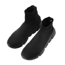 Sneakers hautes respirantes pour hommes, parfaites pour la randonnée et l'escalade, noir, taille EU 42