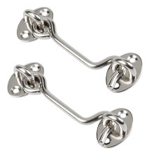 High Quality Stainless Steel Cabin Hook Eye Latch, Rust Corrosion Resistant For Longevity, Solid Construction Ensures Durability, Easy To Install