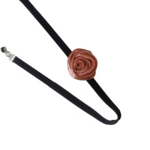 Retro stijl handgemaakte rozenketting-Oranje staartketting