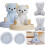 Cute Bear Candle Mold Silicone Mold Bear Epoxy Casting-L Bear 4