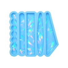 Moules en Silicone pour épingle à cheveux, bricolage,-Bleu