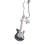 Collier pendentif guitare étoile à cinq branches, mode-Noir 1