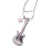 Collier pendentif guitare étoile à cinq branches, mode-Noir 5