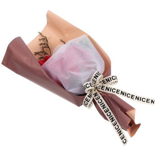 1Set Rote Seifenrosen Blumenstrauß