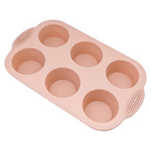 3Stk Silikon Kuchenform, Hitzebeständig, Glatte Oberfläche, Pink